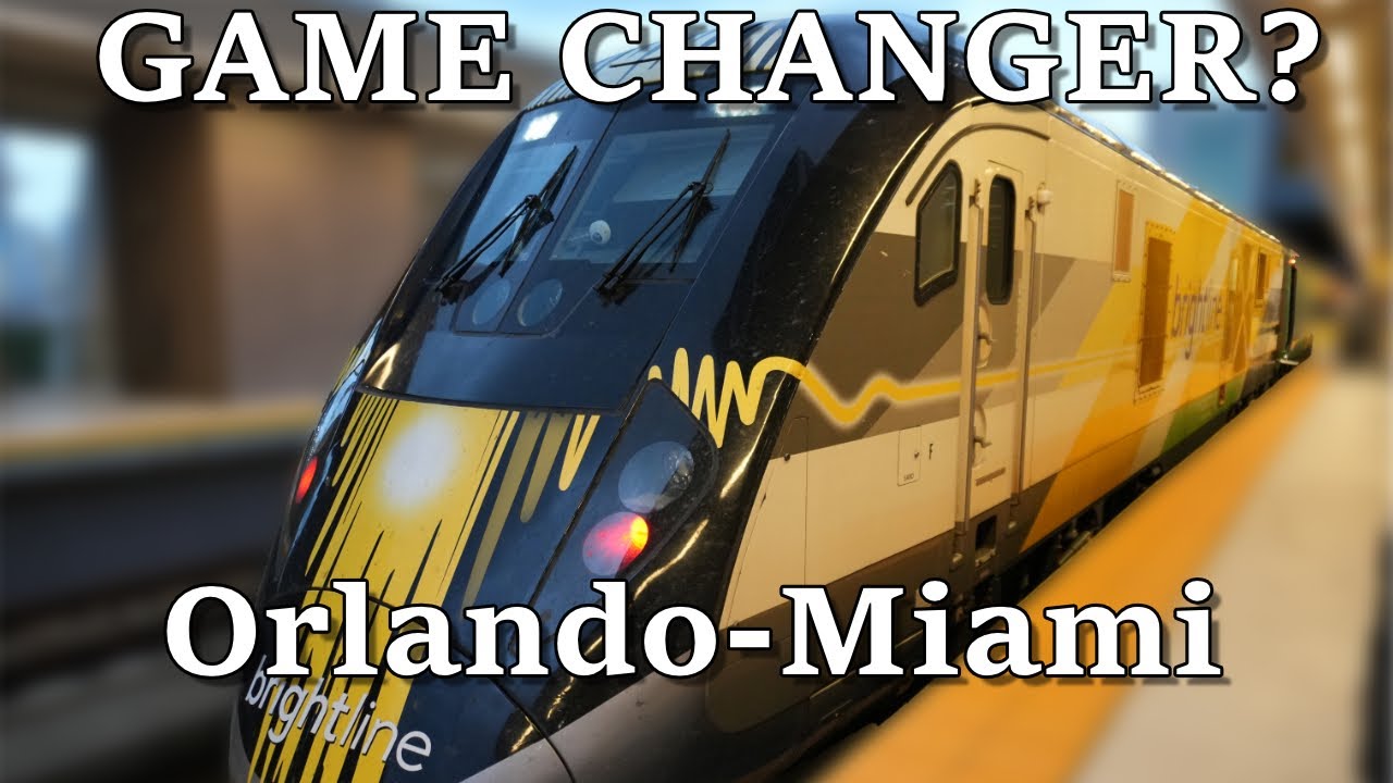 Is America&rsquo;s newest &ldquo;high speed&rdquo; train really THAT Good? $149 Brightline Premium Class Orlando-Miami