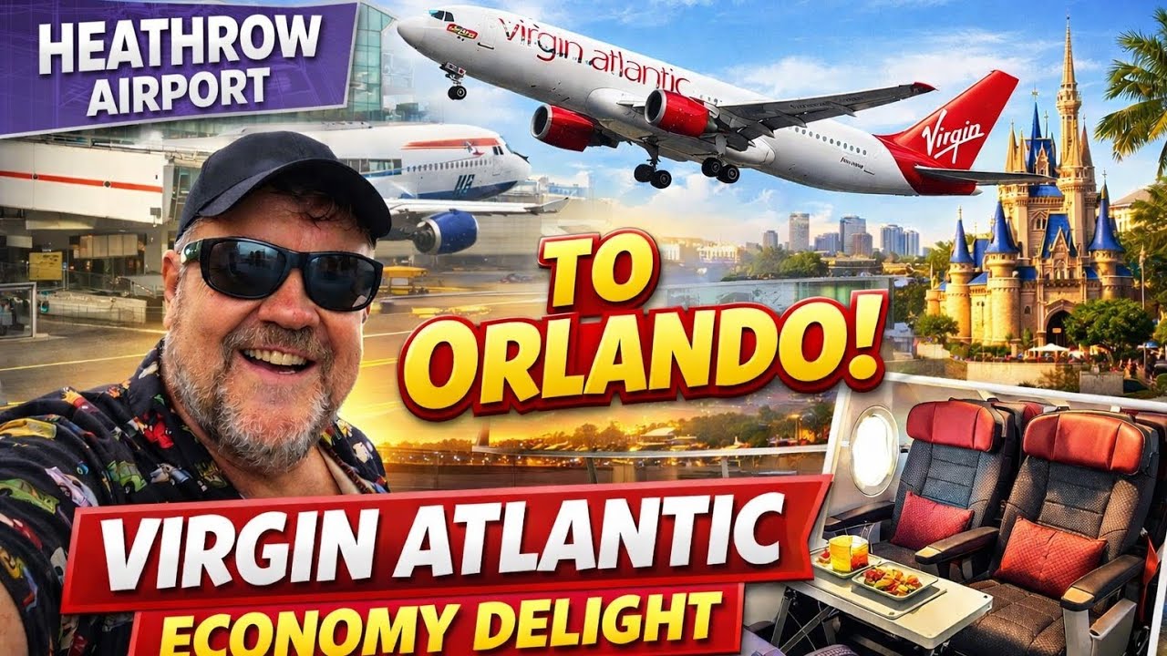 Virgin Atlantic Economy Delight ✈️ Heathrow to Orlando | Is It Worth It?