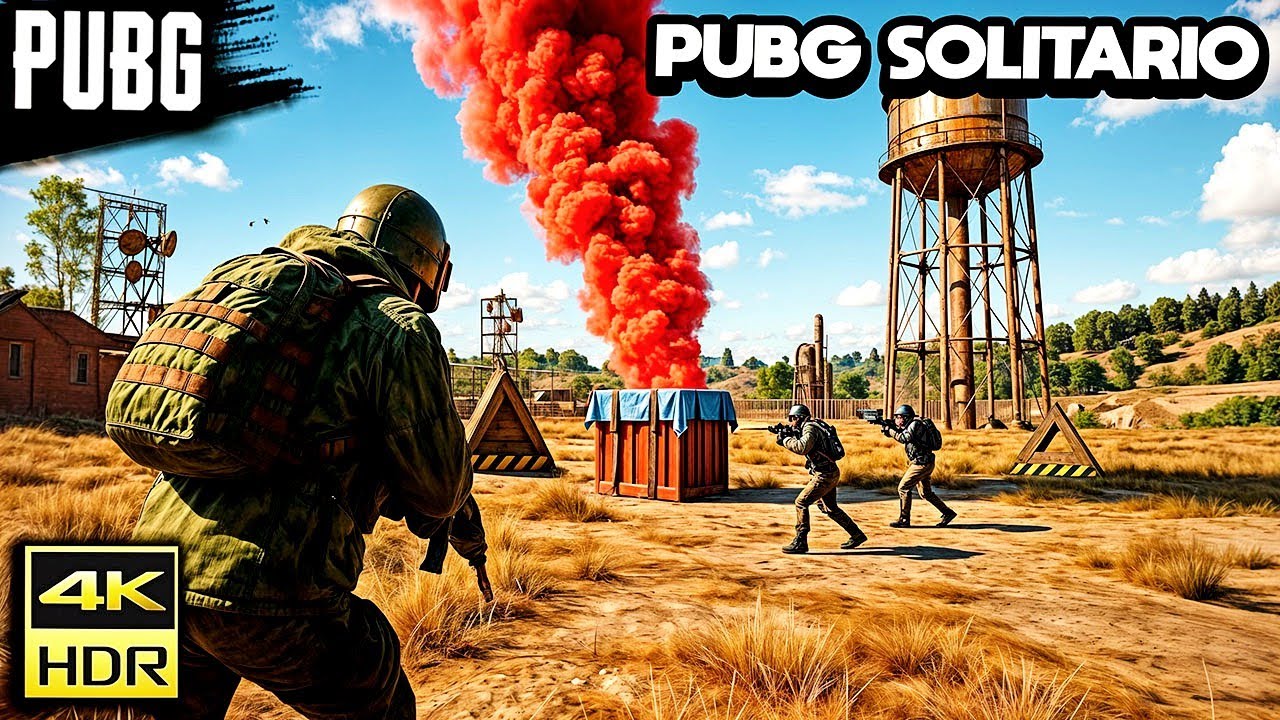 PUBG PC pero en SOLITARIO con PEAJE y 200% TENSION 😥 Estos GRAFICOS al MÁXIMO se ven BRUTALES