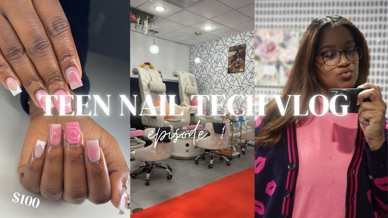 *REALISTIC* Nail Tech VLOG