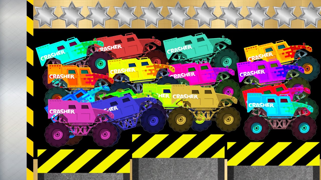 Гонка на выживание в Альгоду — Stickman Monster Truck Battle #4