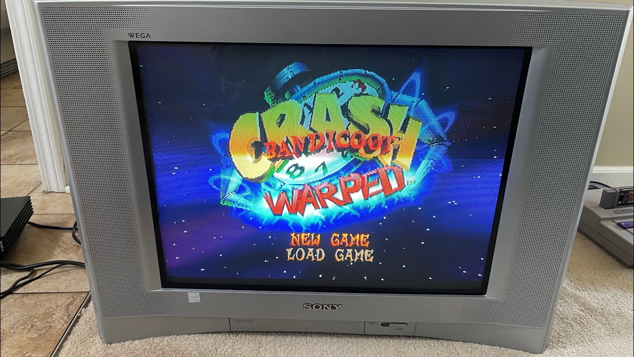 Обзор ретро-игрового телевизора Sony Trinitron kv-24Fs120 CRT