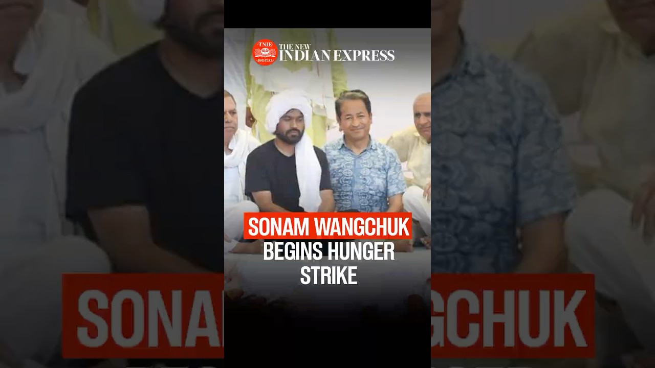 Sonam Wangchuk joins CJP protest, begins indefinite fast over alleged exam irregularities