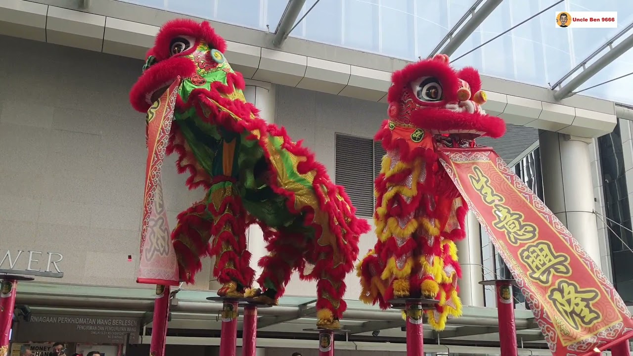 2022農曆新年庆典高桩舞狮表演 @ Pavilion Kuala Lumpur #雪州雙溪威群樂體育會龍獅團