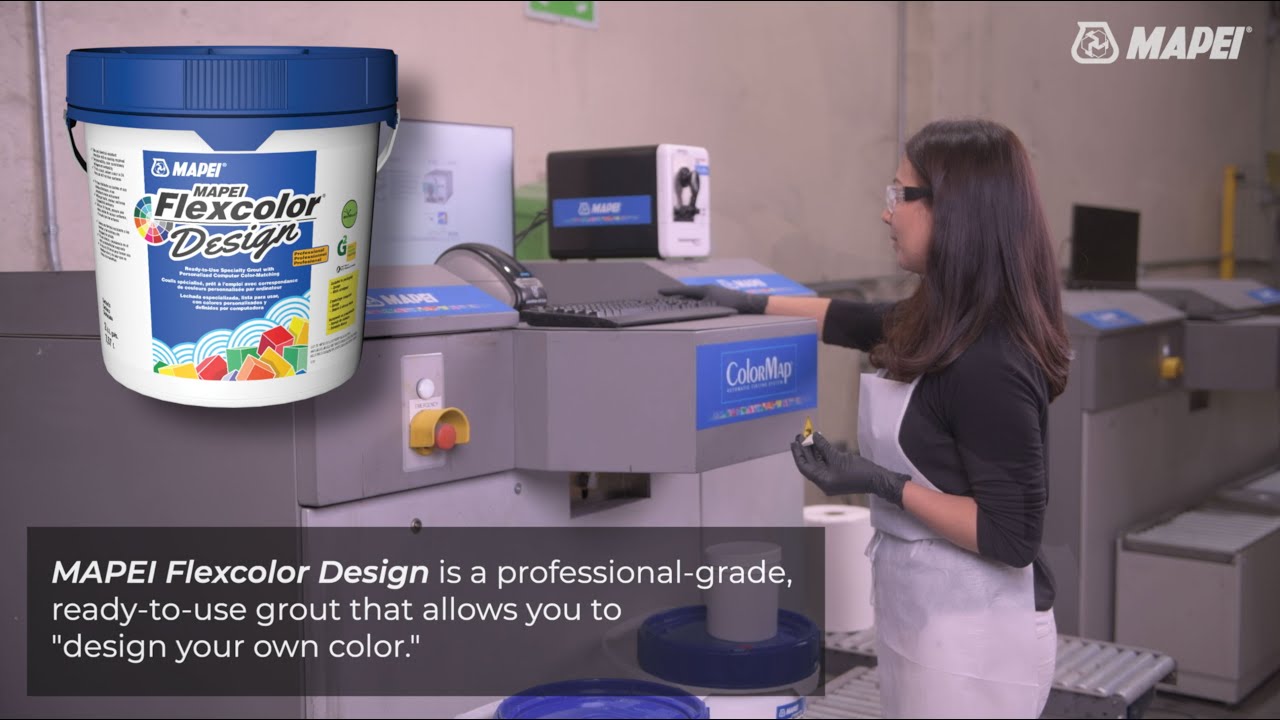 MAPEI Flexcolor Design &mdash; MAPEI brings unlimited color possibilities to grout
