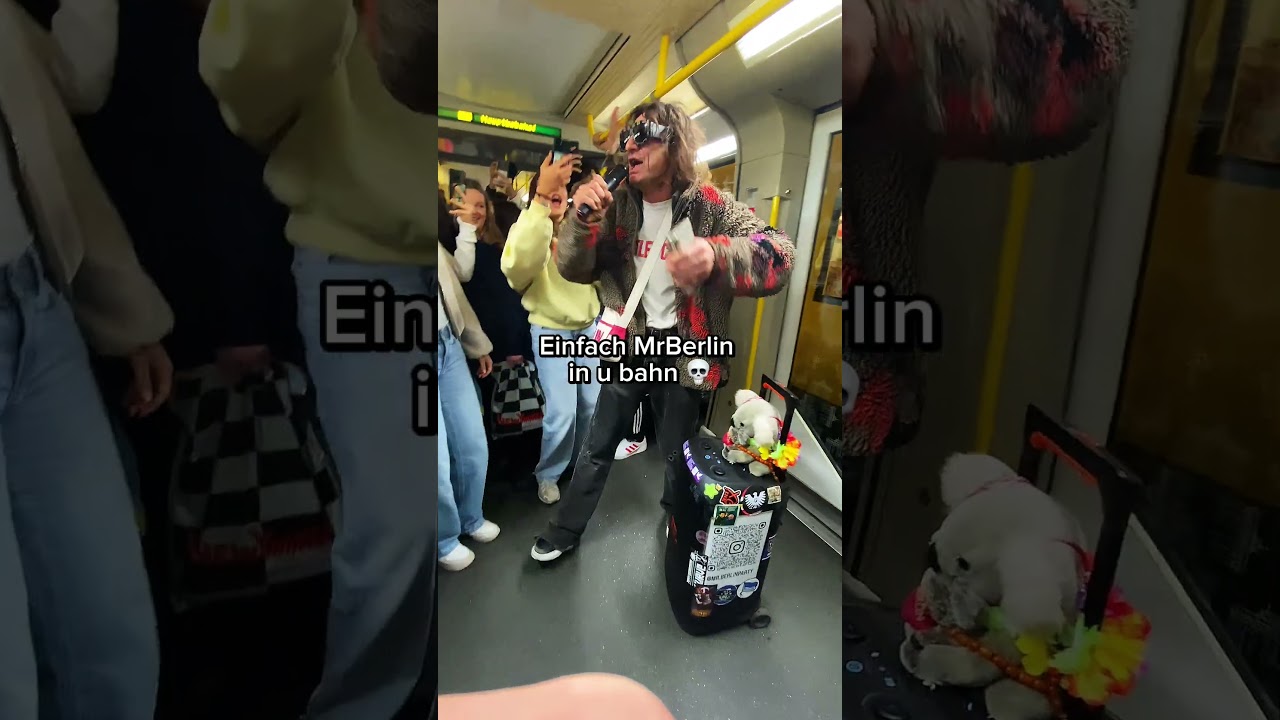 Mr Berlin Party in u bahn 💀 #feedshorts #funny #fy #berlin #ubahn #memes