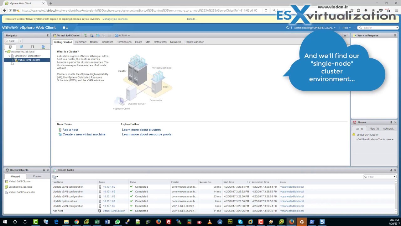 VMware vSAN 6.6 Nested Lab Deployment DEMO