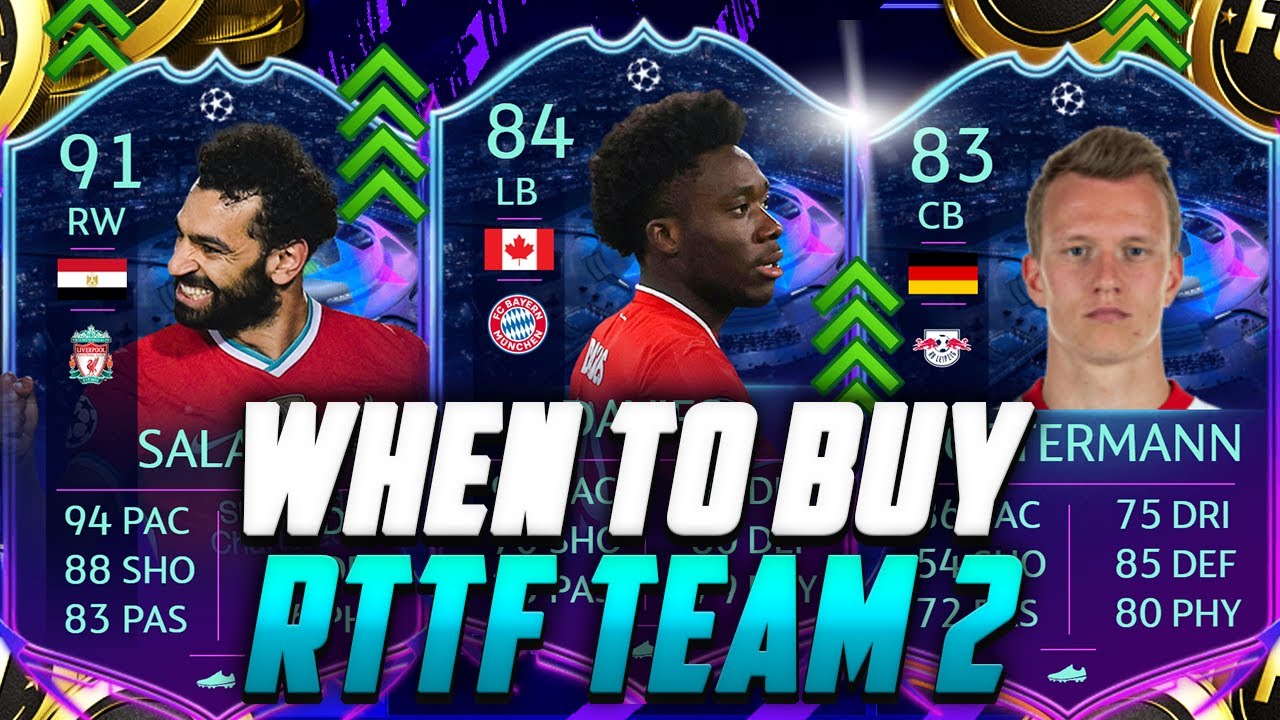 FIFA 21 WHEN TO BUY RTTF TEAM 2 CARDS?!  WHEN WILL THEY BE THE CHEAPEST?! FIFA 21 Ultimate Team