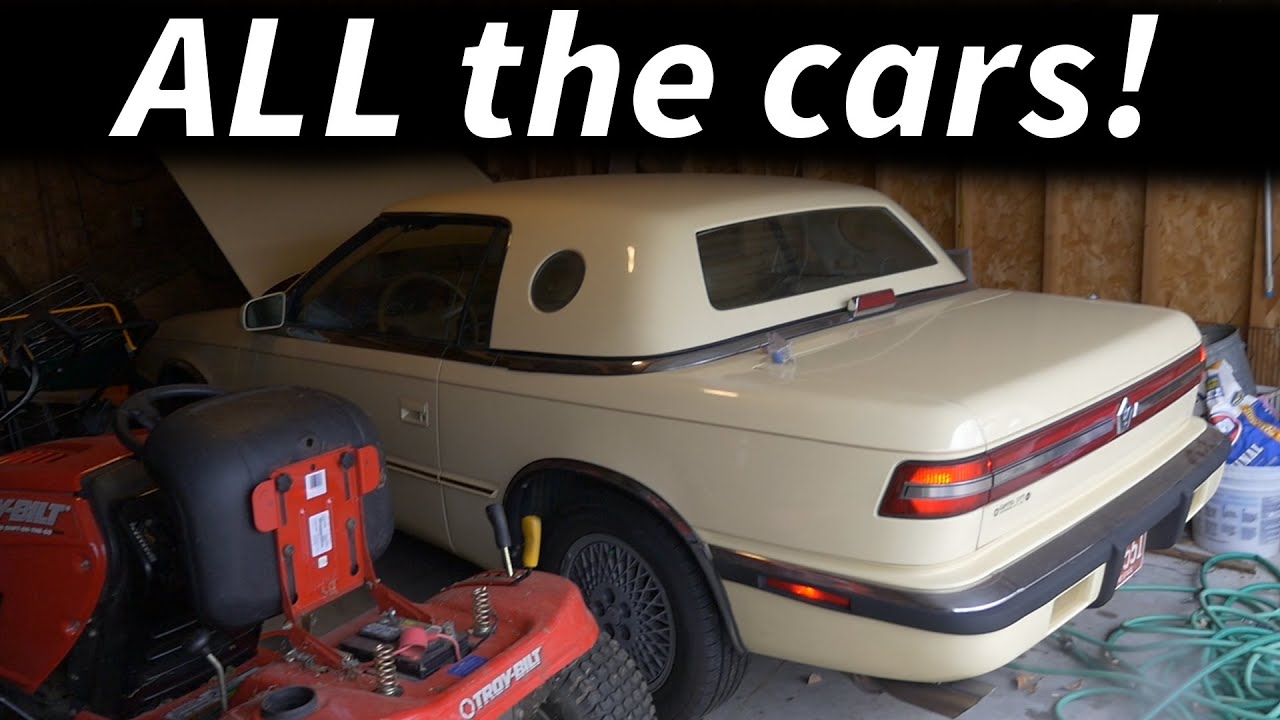 A tour of the strangest (4) car collection on YouTube [probably] - 16v TC, Celsior, Ram & Intrepid!