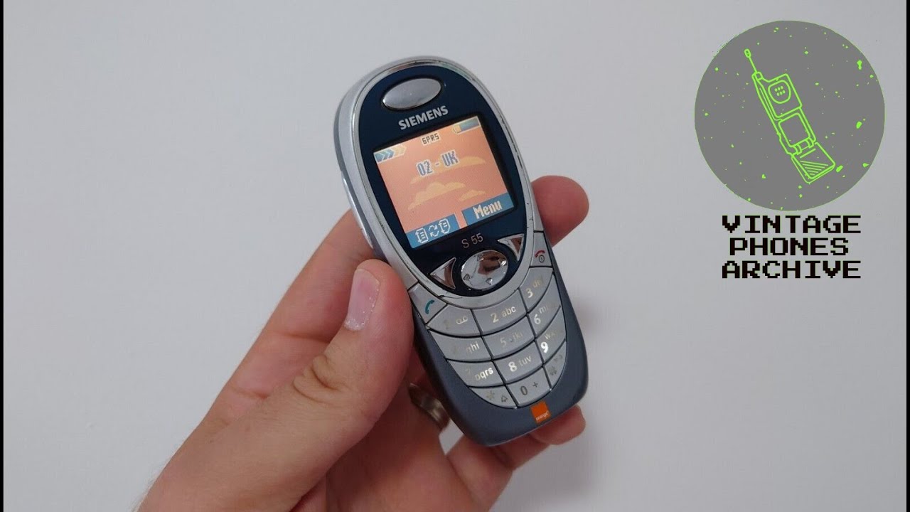 Siemens S55 Mobile phone menu browse, ringtones, games, wallpapers