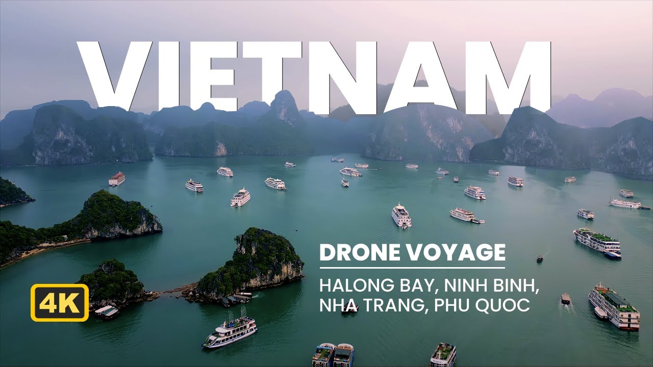 Best drone shots in 4k captured from Vietnam  | Halong bay, Ninh Binh and more