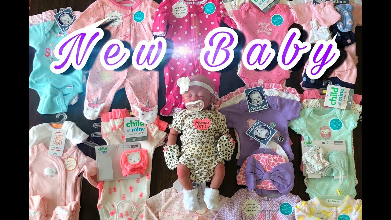 My New Silicone Baby + Huge Preemie Clothes Haul!