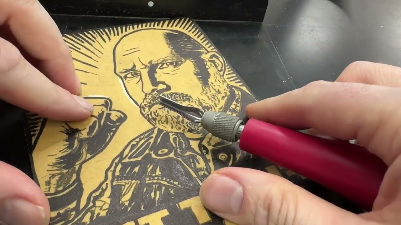 Carving A Relief Print