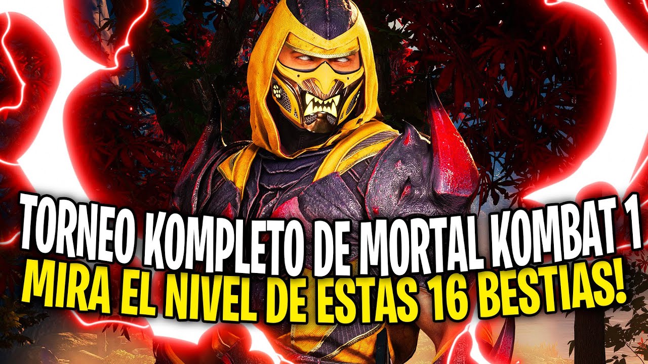 PRIMER TORNEO de MORTAL KOMBAT 1 con 16 BESTIAS!! ALGUNOS de LOS MEJORES DE EUROPA! Ft. HelanyaH