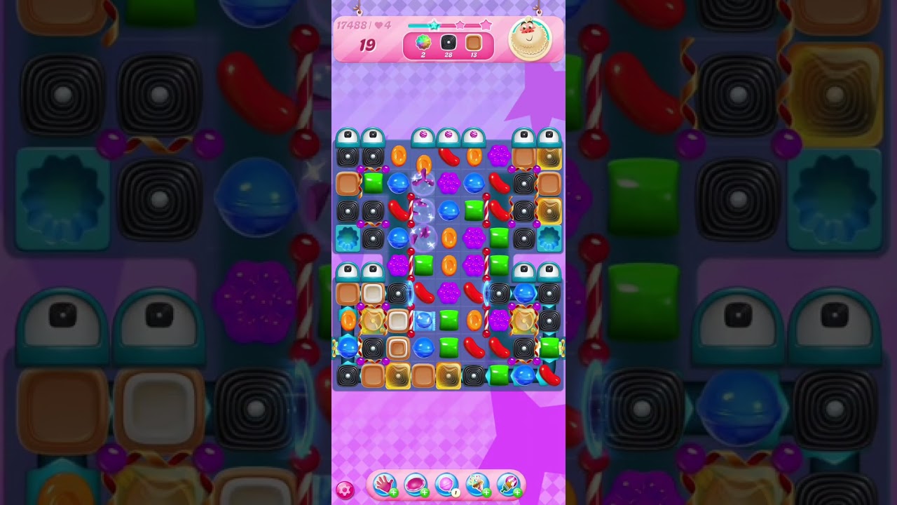 Candy Crush Saga level 17487-17488 completed