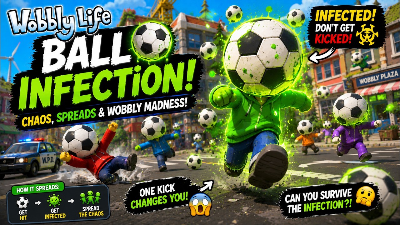 Wobbly Life – Ball Infection 😱⚽ | Chaos, Spreads & Wobbly Madness!