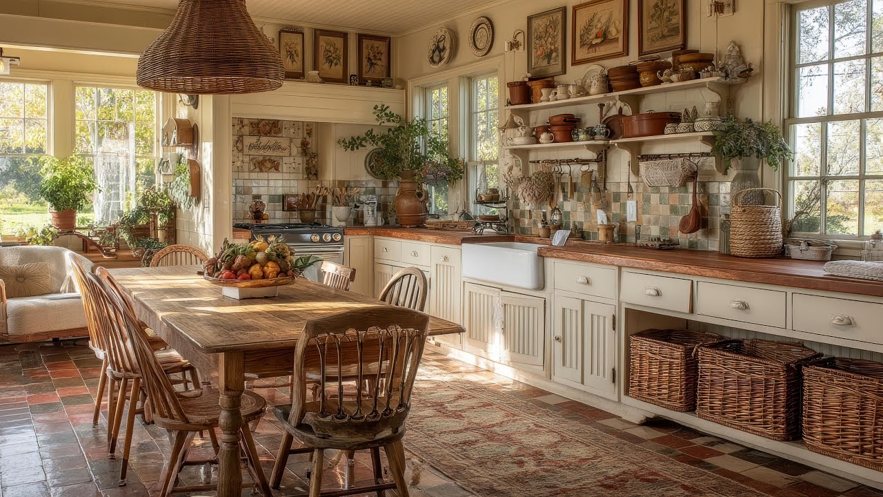 Elegant Rustic Grandma Style Kitchen Decor: Vintage Ideas to Give Your Kitchen a Makeover!