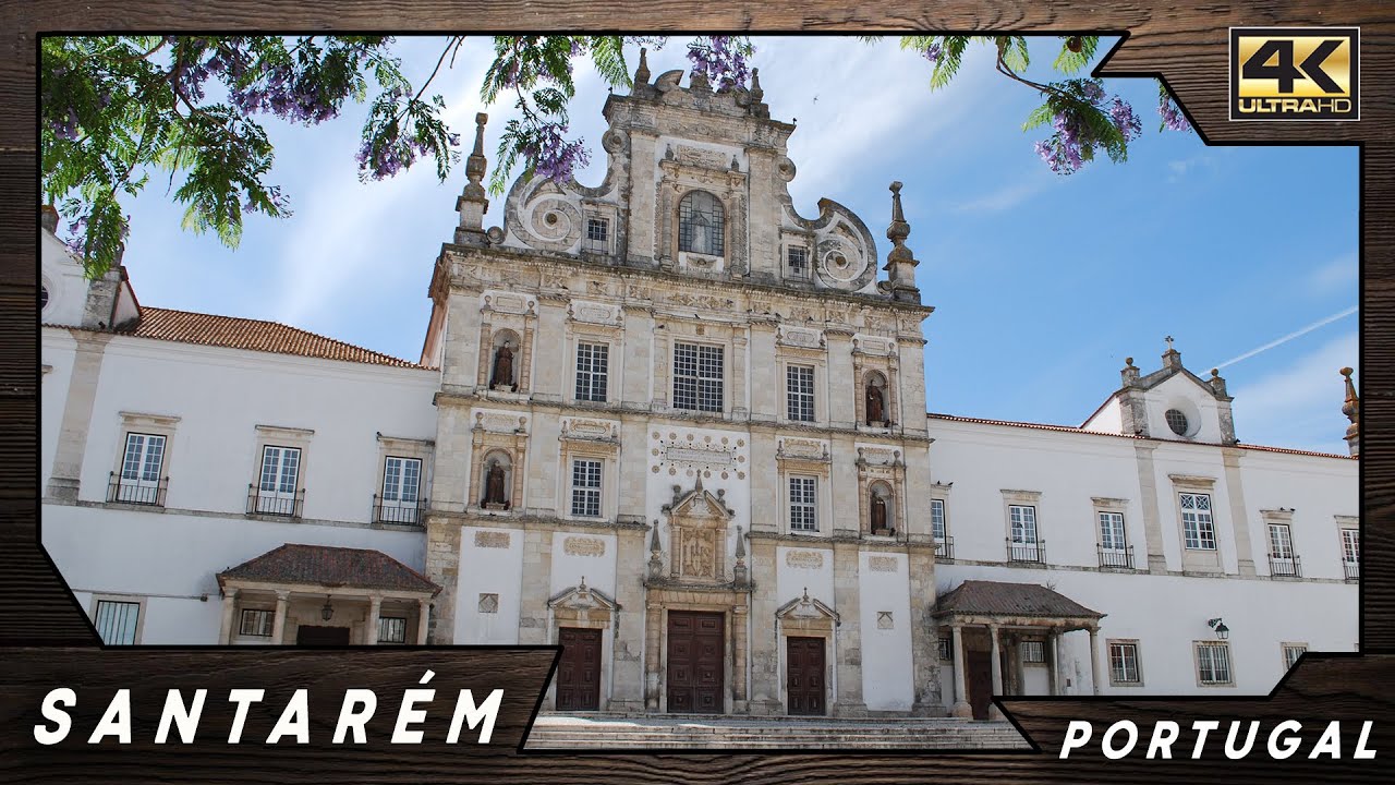 Santar&eacute;m ● Portugal 🇵🇹 【4K】 Aerial Travel Video