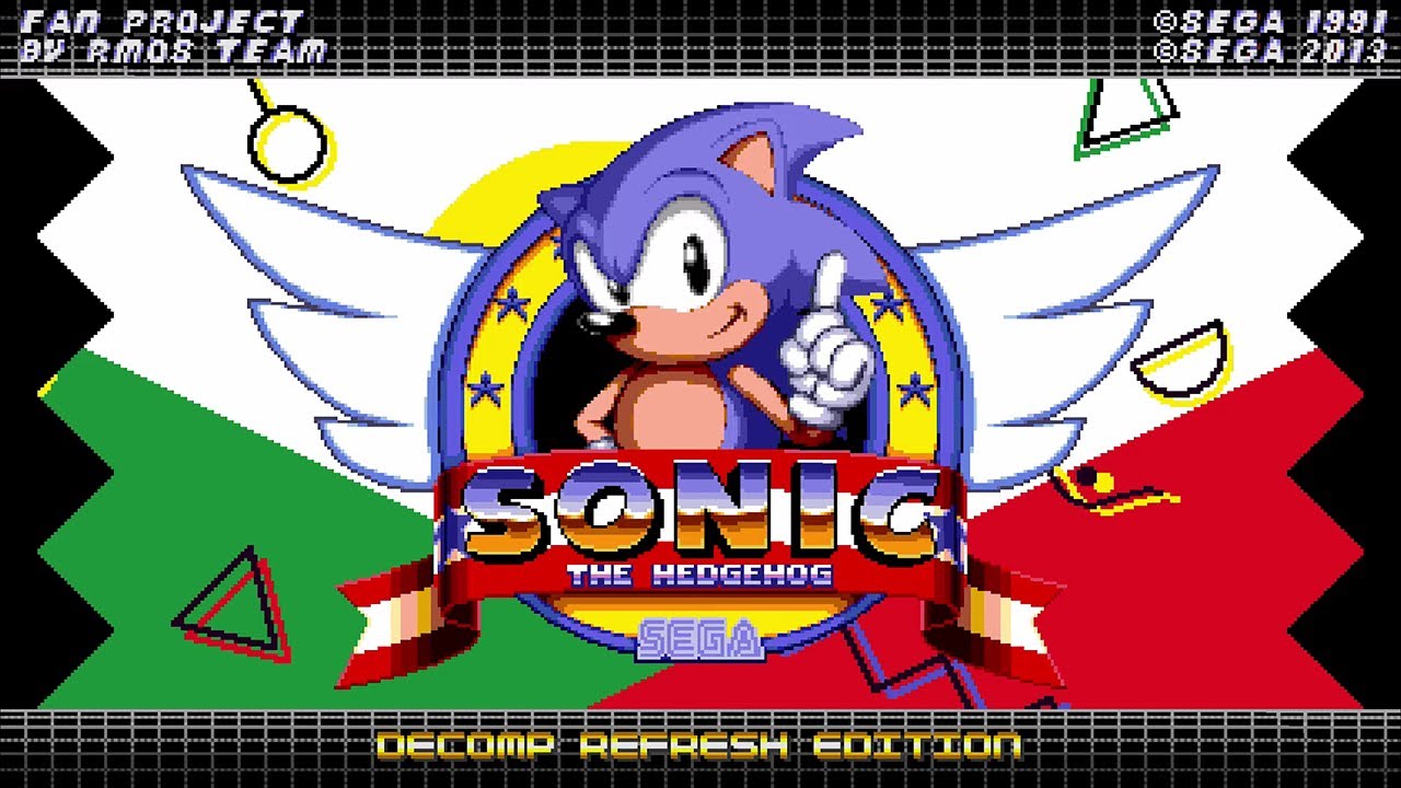 Sonic 1 (2013): Decomp Refresh Edition ✪ Full Game Playthrough (1080p/60fps)