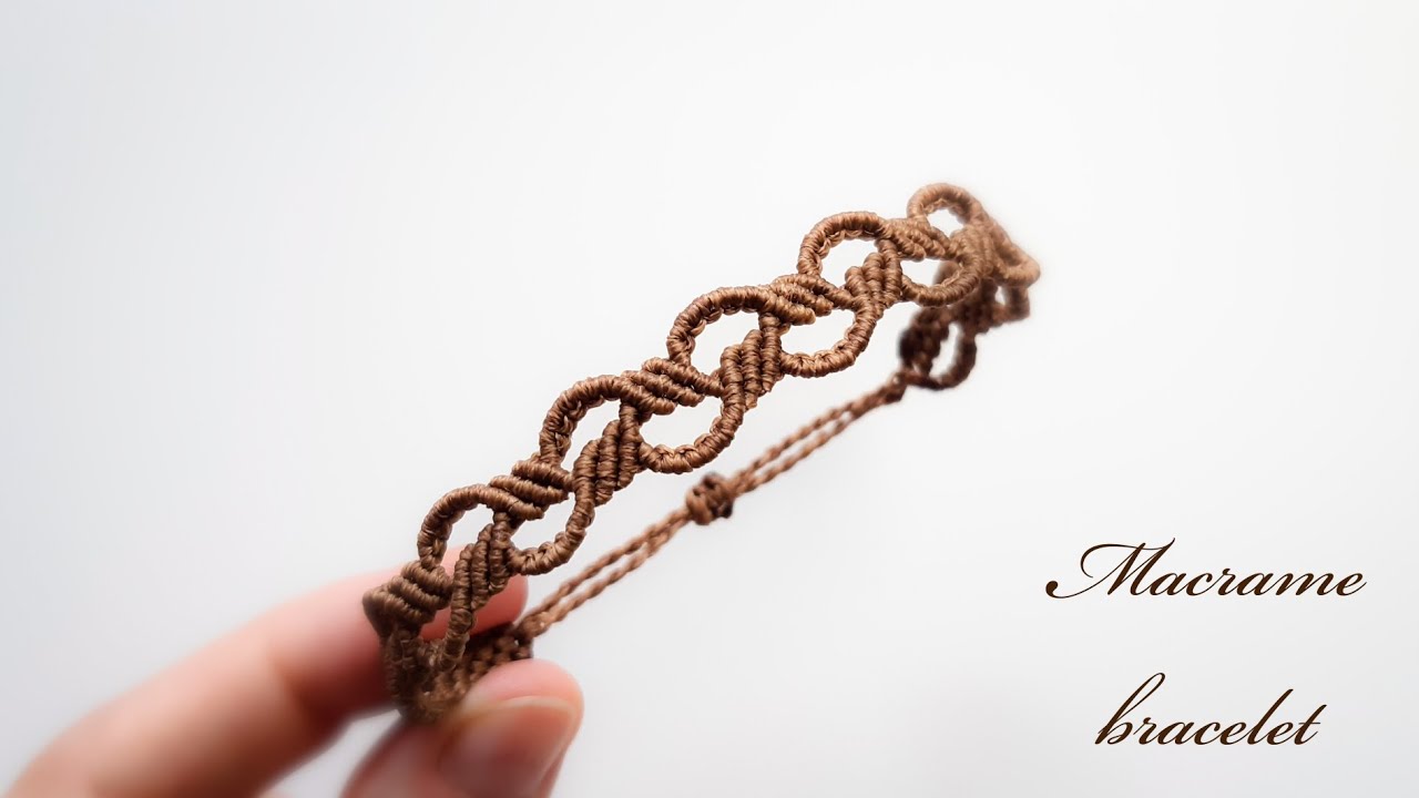Bracelet macrame DIY 