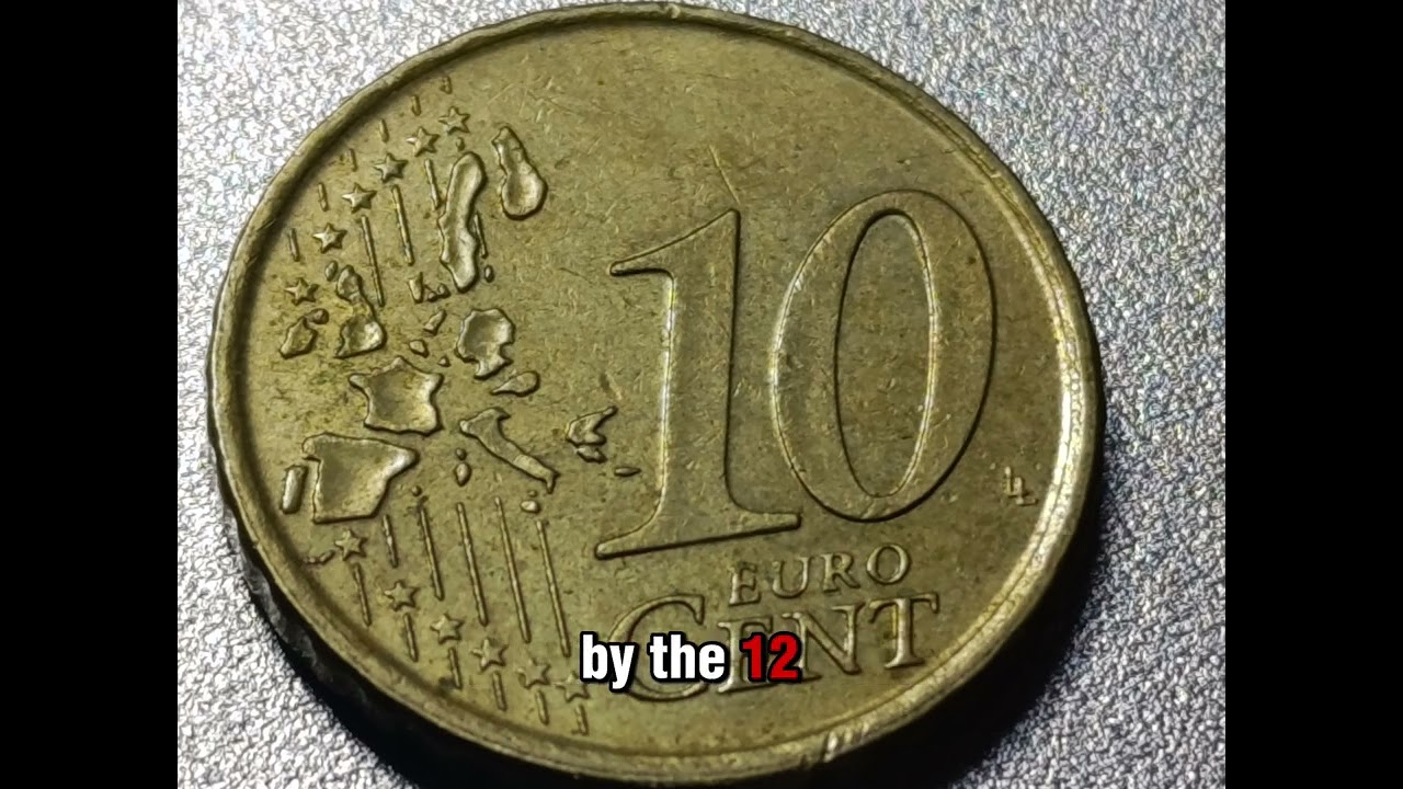 🇪🇸. What Is the Value of the 2000 Spain 10 Euro Cents Coin?💎💰#SpainCoin #EuroCents #RareCoins