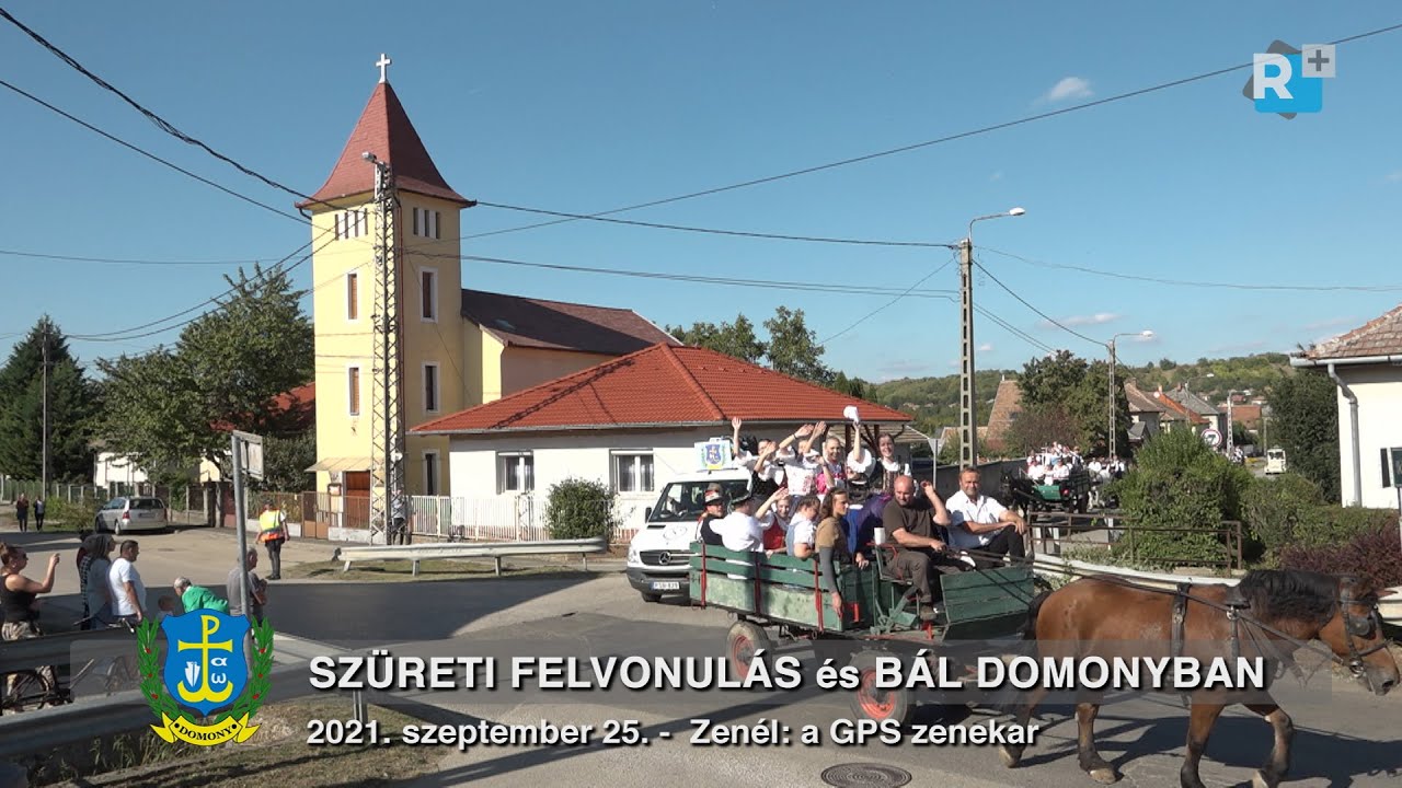 Szüreti felvonulás és bál Domonyban - 2021. szeptember 25.