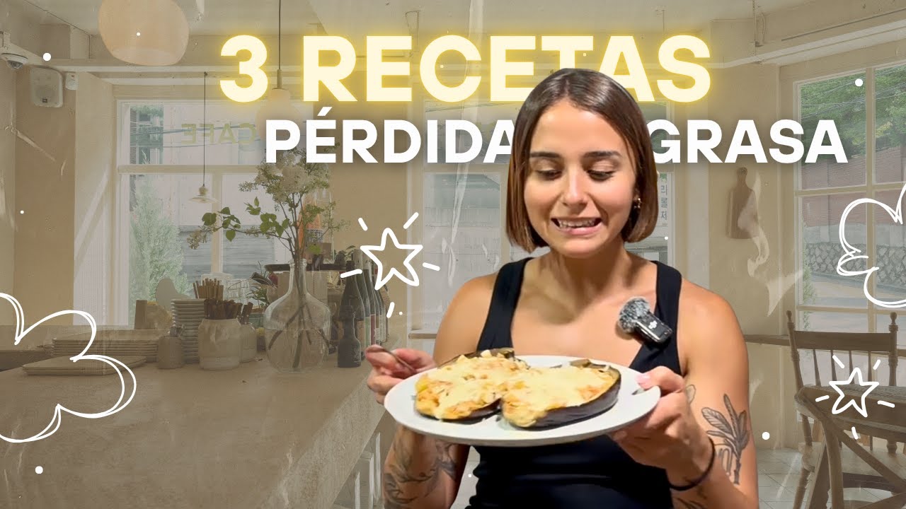 LAS MEJORES 3 CENAS para PÉRDIDA DE GRASA | rápidas y sin cocinar
