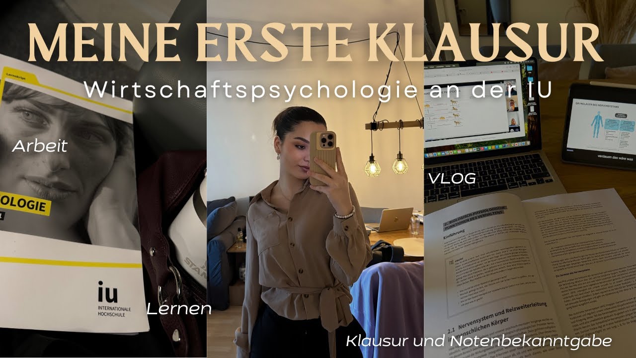 Arbeitstage und meine allererste Prüfung an der IU im Fernstudium und Notenbekanntgabe