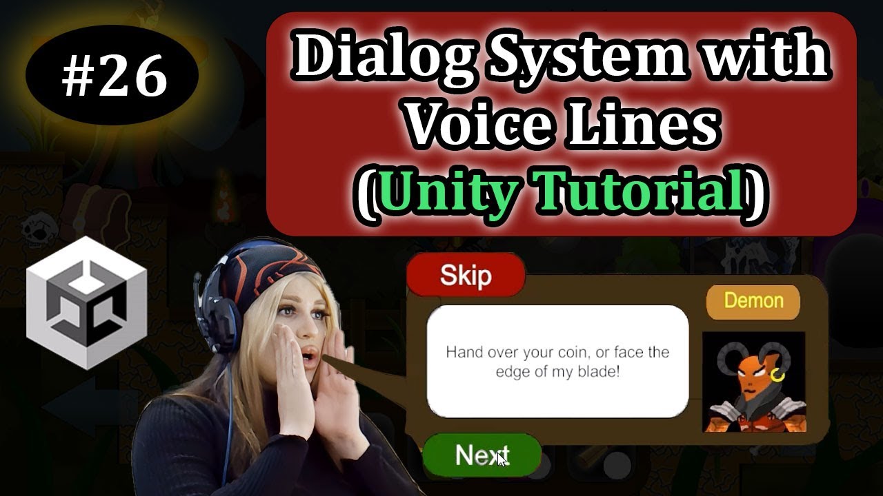 26- Create a Dialog System with Voice Lines | Unity 2D Platformer Tutorial