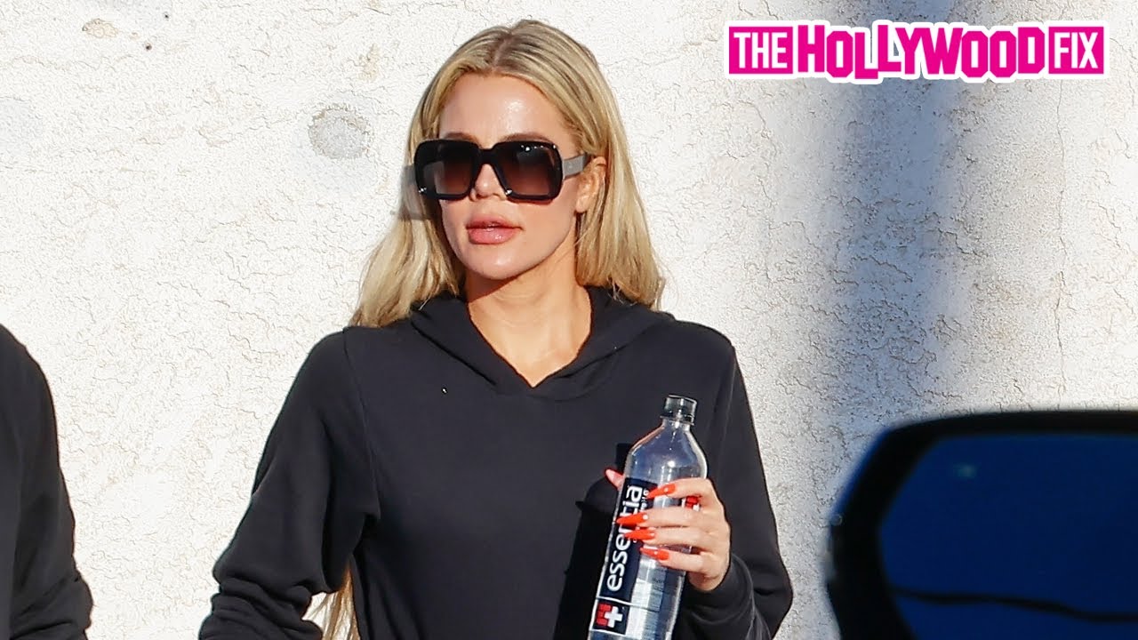Khloe Kardashian & Her Daughter True Thompson Leave Gymnastics Class Together In Los Angeles, CA
