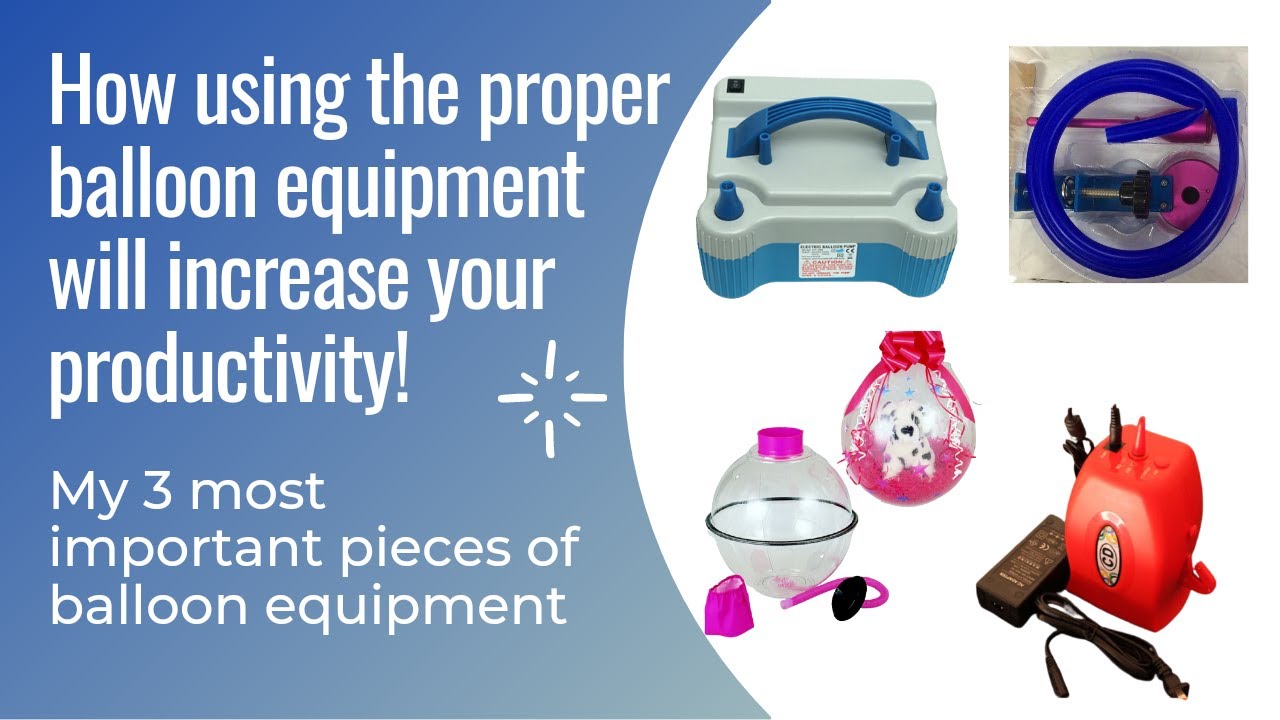 Using the proper balloon equipment. Where to buy your balloon equipment at a discount.