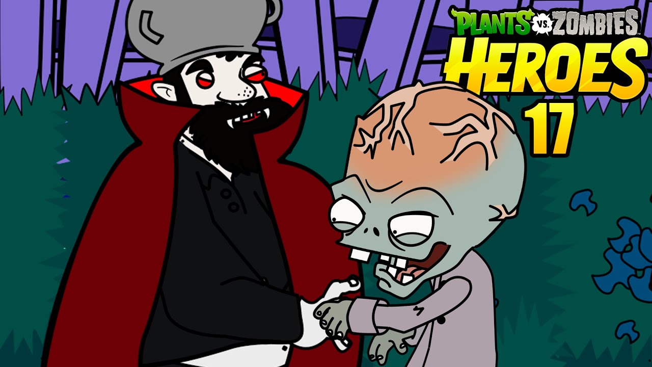 PLANTS VS ZOMBIES HEROES - Episode 17 - Crazy Dave Vampire ANIMATION!