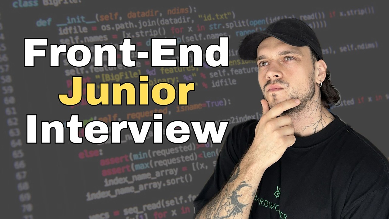 Співбесіда Junior Frontend розробника | Теорія + лайв кодінг