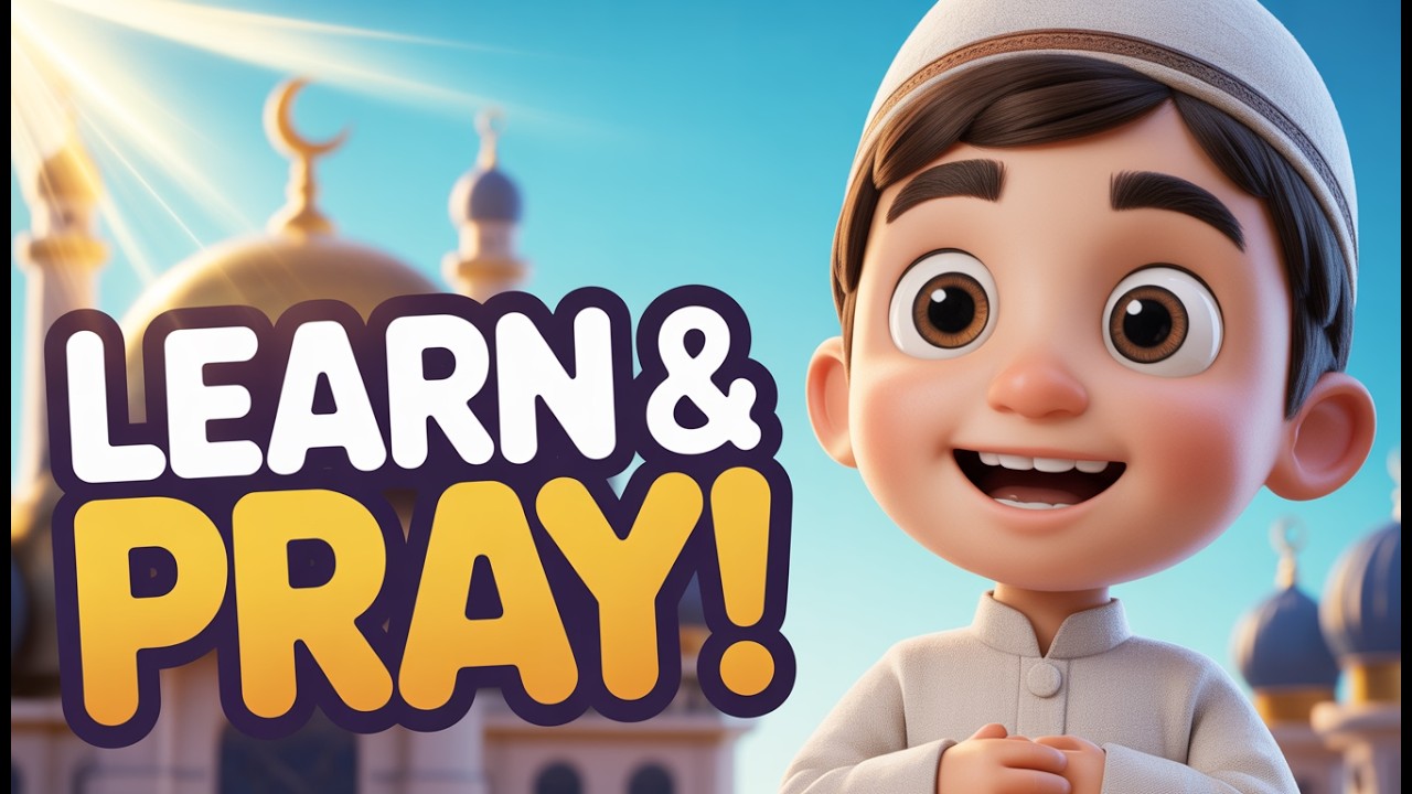 Islamic Kids Song with Rabi🌙| 3D Nursery Rhyme Urdu | Learn Salah & Good Manners|@TheMagicBook-z3k