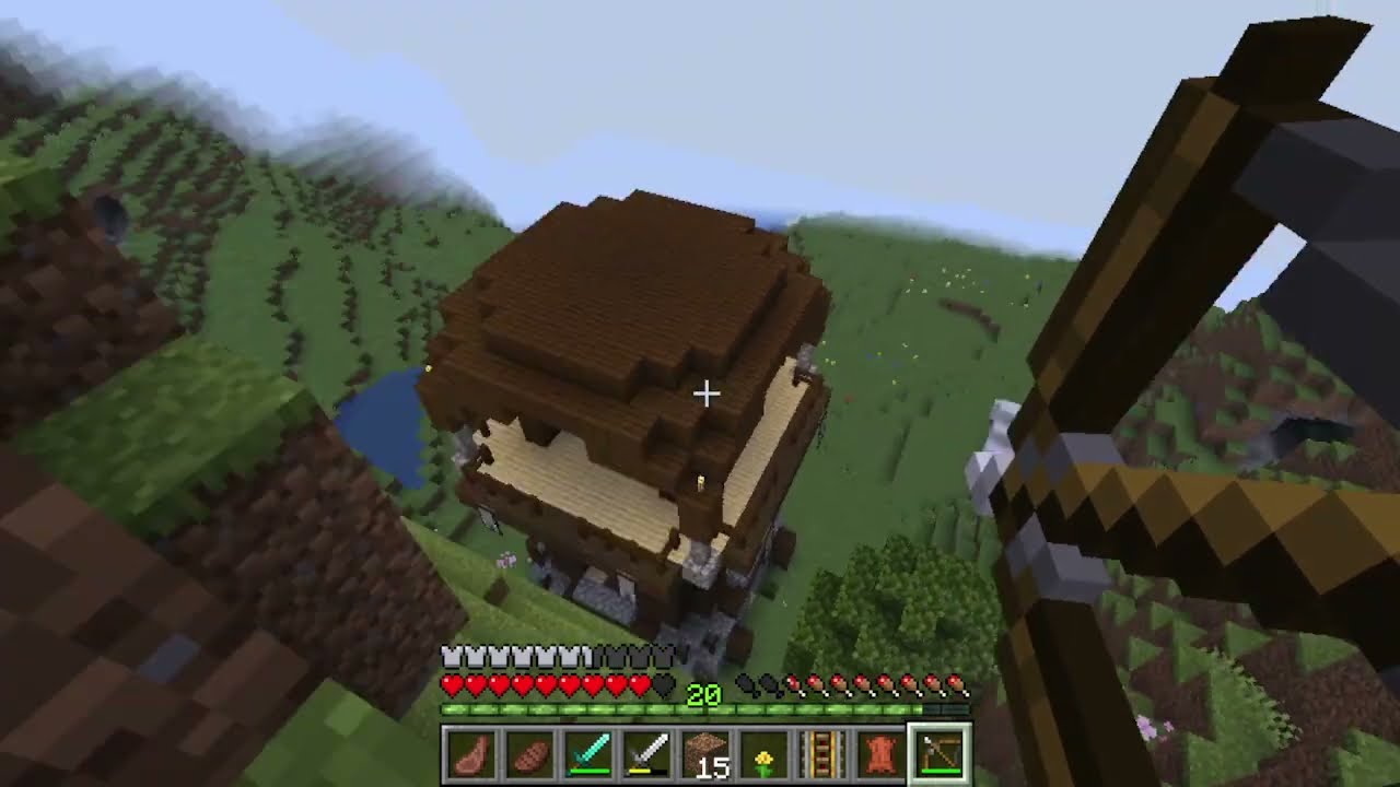 Destroying the Pillager Tower