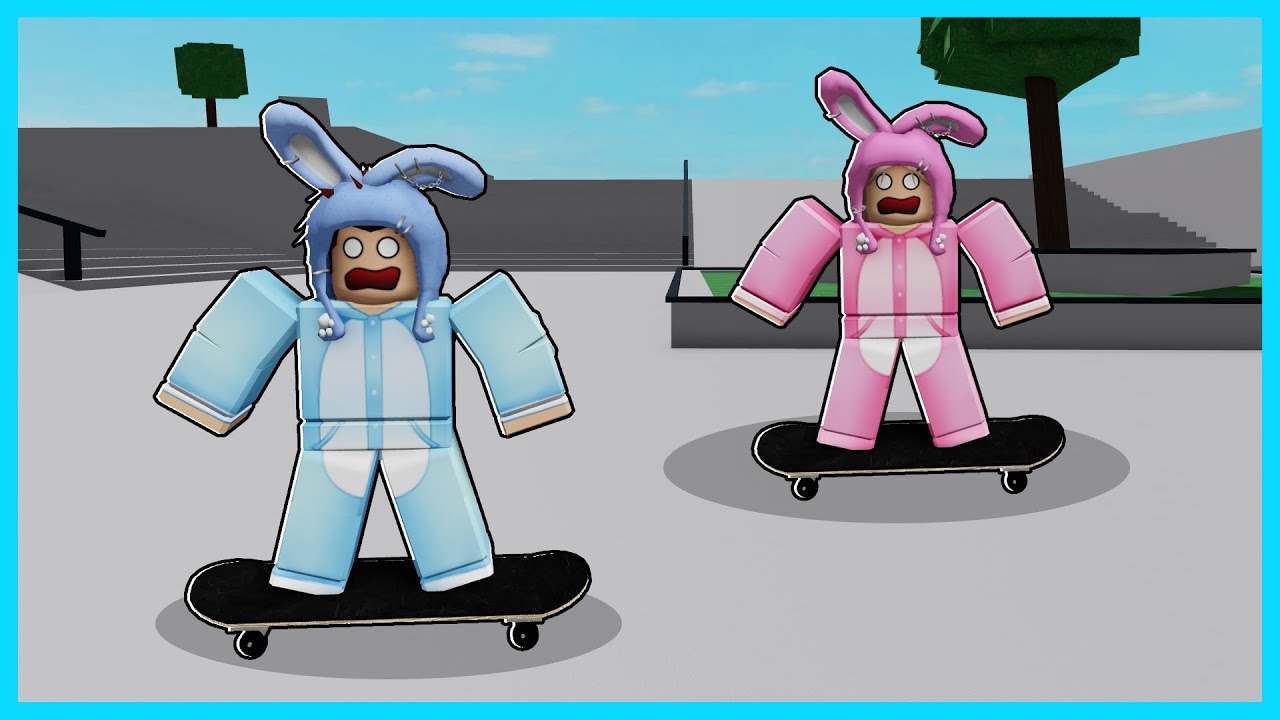 MIPAN & ZUZUZU Belajar Naik Skateboard Dan Balapan! ROBLOX