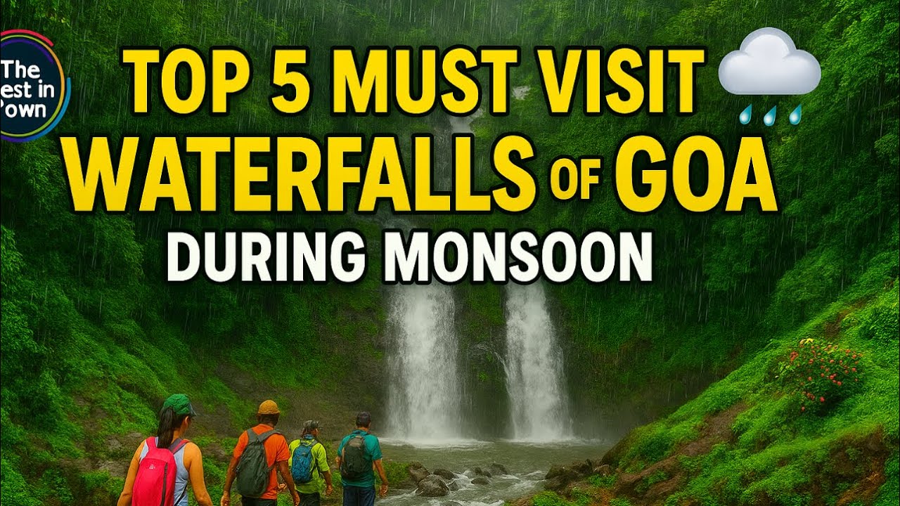 Waterfalls Of Goa |Waterfalls of Goa During Monsoon| Top 5 Must-Visit Waterfalls in Goa ⛈️|#monsoon