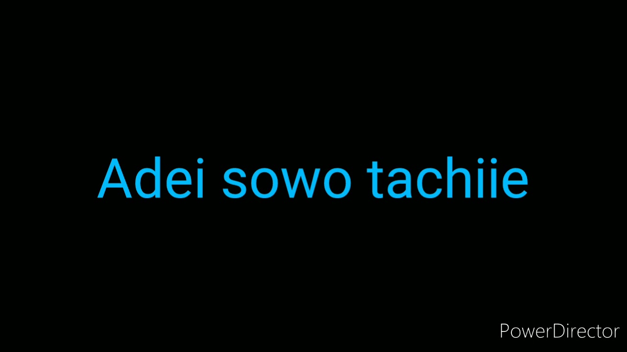 The Waves - Adei sowo tachiie leshiilo koru hi? Lyrics video