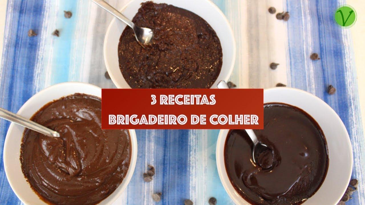 3 RECEITAS DE BRIGADEIRO VEGANO DE COLHER!! #628 | Receitas da Mussinha