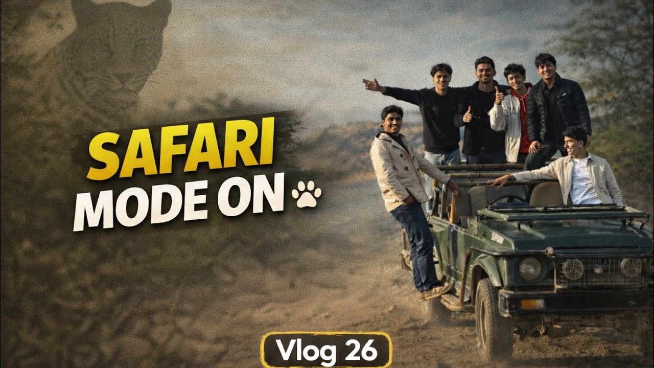 Jawai Jungle Safari Experience | First Time Wildlife Adventure🦁