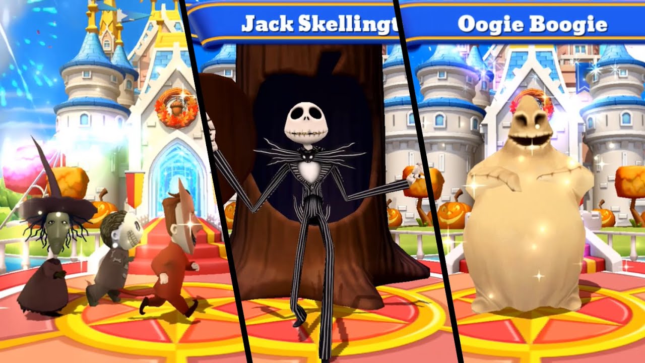 Welcome Screens NIGHTMARE BEFORE CHRISTMAS CHARACTERS | Disney Magic Kingdoms