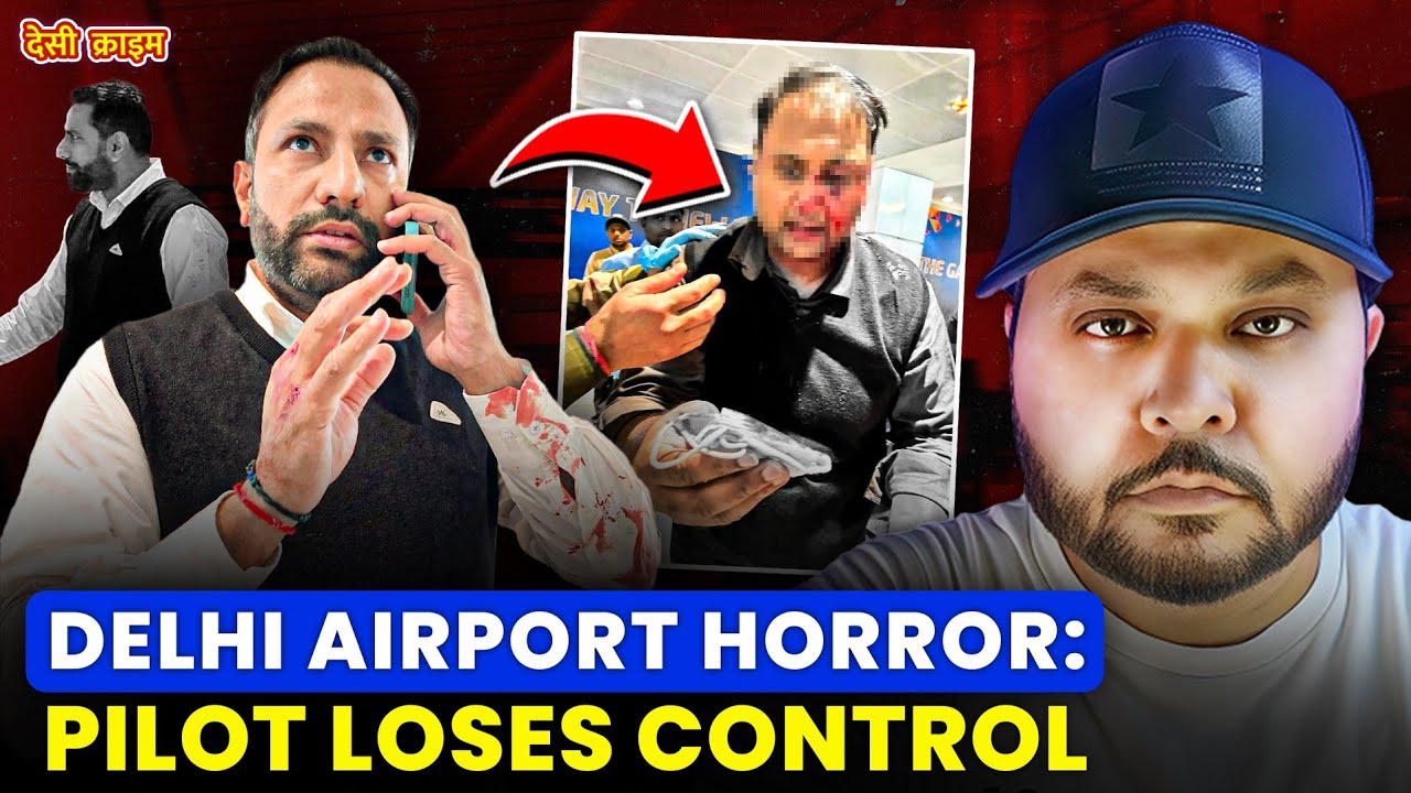 Shocking Video: Indian Pilot Arrested At New Delhi Airport |
