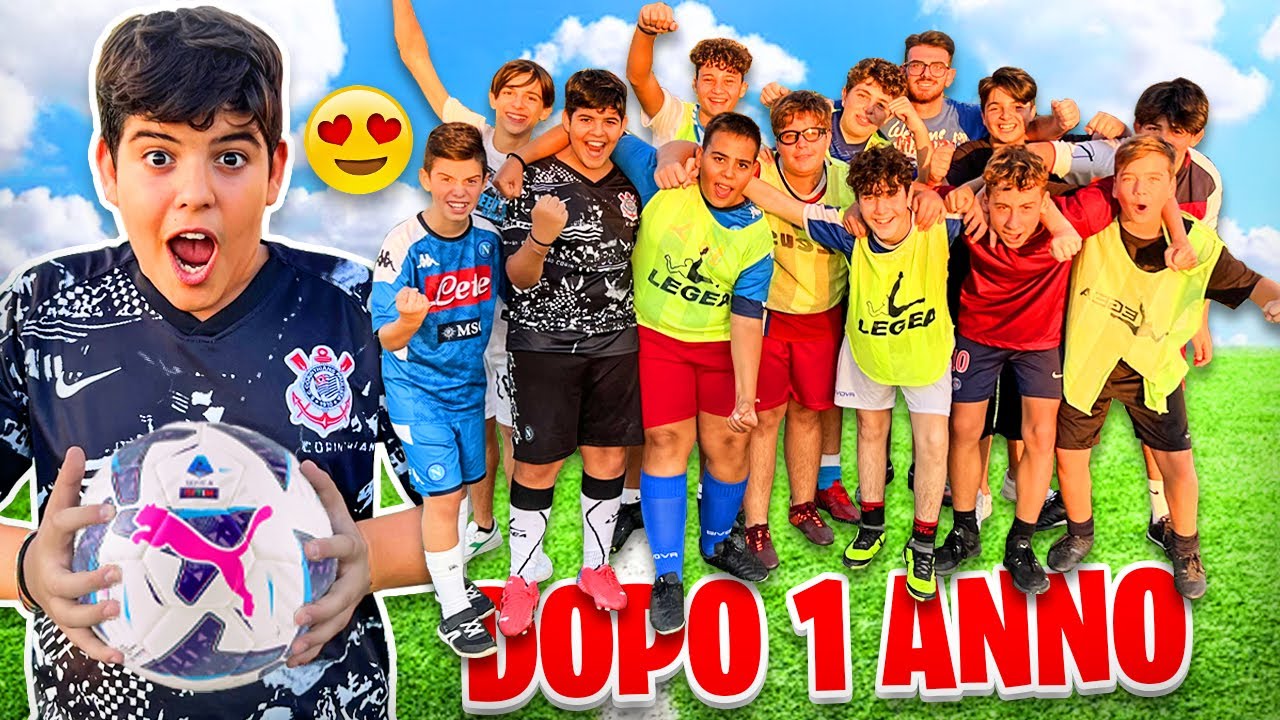 ⚽️ CHRISTIAN RITORNA a GIOCARE a CALCIO DOPO 1 ANNO!! È diventato forte?