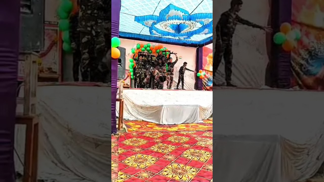 पुलवामा हमले पर बच्चों द्वारा दर्शाया गया एक मार्मिक दृश्य#school#pulvamaatteck#republicday
