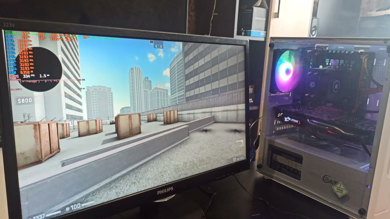 Тест Xeon 2620 v3 + rx 570 4 gb / 16 gb ram / cs-go / pubg, cyberpunk 2077