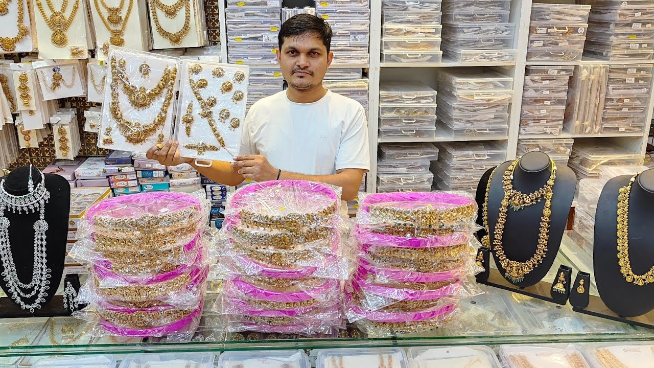 Chickpet Bangalore Wholesale Jewellery Shop 10Rs/Earrings,Vaddanam,Temple,Bridal Jewellery/Shopping