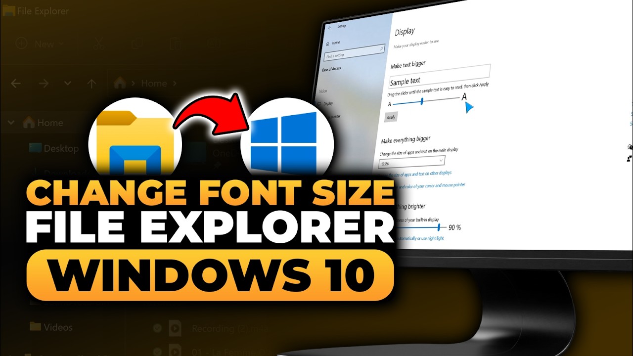 How To Change Font Size in File Explorer Windows 10 (𝟮𝟬𝟮𝟲) | 100% WORKS | NO Yapping | FAST & EASY