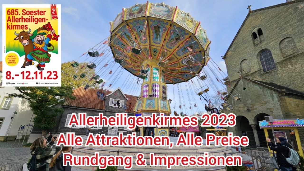 Allerheiligenkirmes Soest 2023 - Alle Attraktionen, Alle Preise, Rundgang & Impressionen