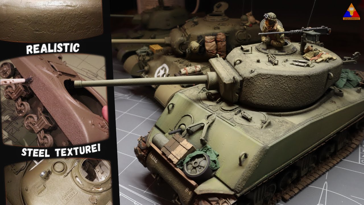The EASIEST Way to Improve Your Scale Model Tanks | Cast Steel Texture Tutorial