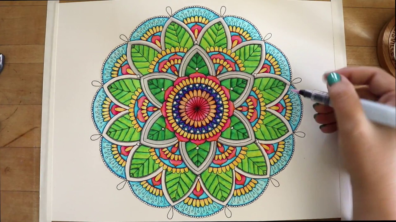 Pentel Marker Mandala Color-Along